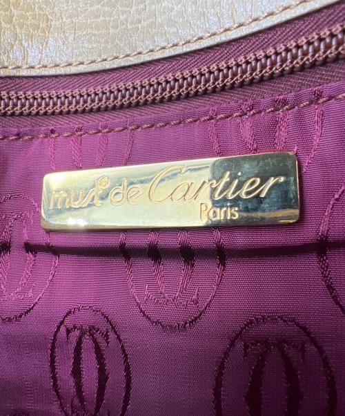 Cartier（カルティエ）Cartier (カルティエ) クラッチバッグ 	マストライン カーキの古着・服飾アイテム