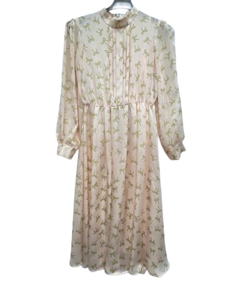 ANAYI（アナイ）ANAYI (アナイ) 長袖ワンピース ピンク サイズ:36の古着・服飾アイテム