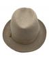 中古・古着 BORSALINO (ボルサリーノ) 中折れハット ベージュ サイズ:60：15000円
