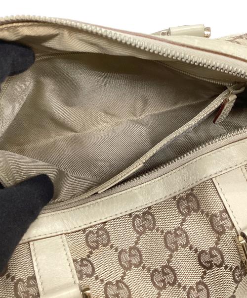 GUCCI（グッチ）GUCCI (グッチ) ミニボストンバッグ ベージュの古着・服飾アイテム