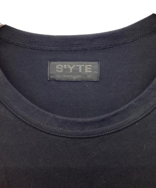 s'yte（サイト）s'yte (サイト) 長袖カットソー ブラック×レッド サイズ:3の古着・服飾アイテム