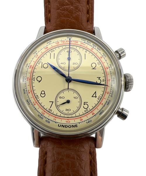 UNDONE（アンダーン）UNDONE (アンダーン) 腕時計 Urban Vintage Killy ベージュの古着・服飾アイテム