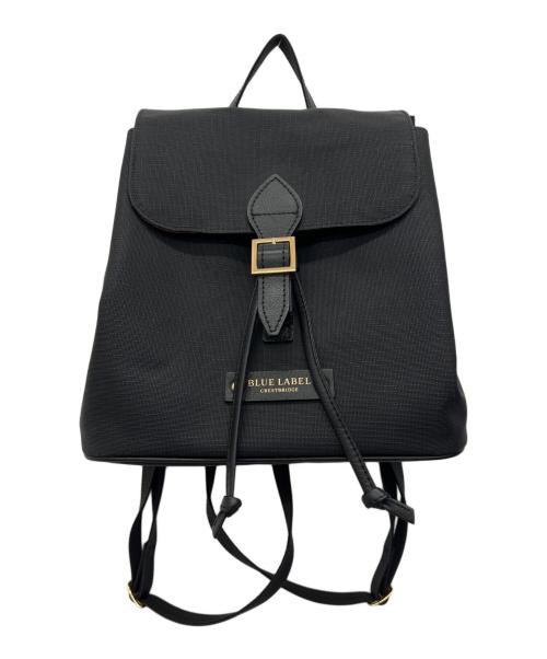 BLUE LABEL CRESTBRIDGE（ブルーレーベルクレストブリッジ）BLUE LABEL CRESTBRIDGE (ブルーレーベルクレストブリッジ) リュック ブラックの古着・服飾アイテム