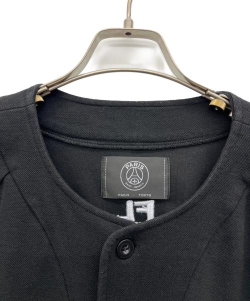 Paris Saint-Germain（パリサンジェルマン）Paris Saint-Germain (パリサンジェルマン) FUTURA LABORATORIES (フューチュラ ラボラトリーズ) ベースボールシャツ ブラック サイズ:Lの古着・服飾アイテム