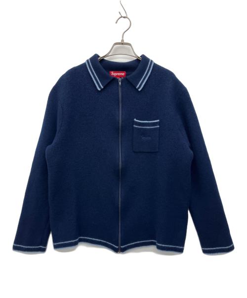 SUPREME（シュプリーム）SUPREME (シュプリーム) ニットジャケット ネイビー サイズ:XXLの古着・服飾アイテム