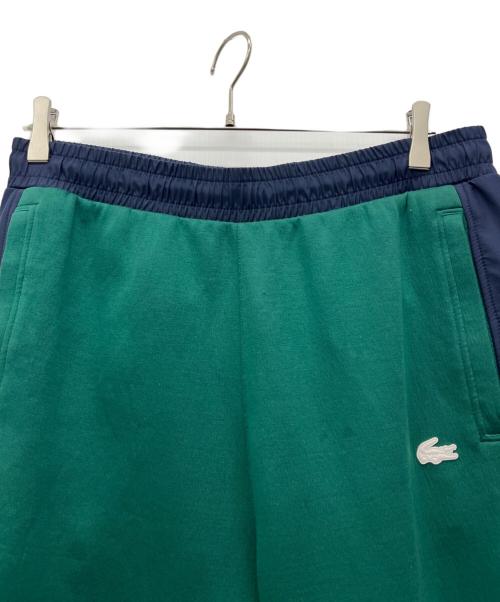 LACOSTE LIVE（ラコステライブ）LACOSTE LIVE (ラコステライブ) トラックパンツ グリーン×ネイビー サイズ:Sの古着・服飾アイテム