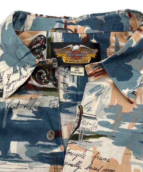 HARLEY-DAVIDSON（ハーレーダビッドソン）HARLEY-DAVIDSON (ハーレーダビッドソン) 半袖シャツ マルチカラー サイズ:XLの古着・服飾アイテム