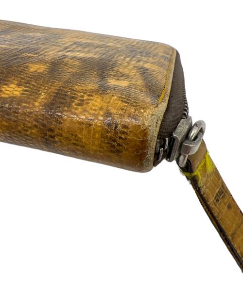 MIU MIU（ミュウミュウ）MIU MIU (ミュウミュウ) 長財布 イエローの古着・服飾アイテム