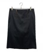 FENDIフェンディ）の古着「ひざ丈スカート」｜ブラック