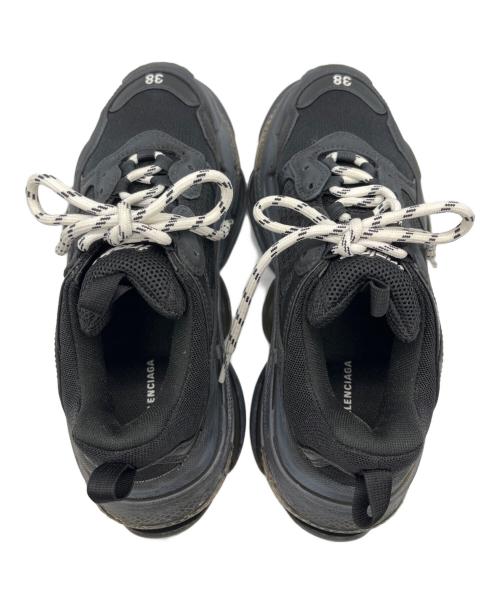 BALENCIAGA（バレンシアガ）BALENCIAGA (バレンシアガ) TRIPLE S ブラック サイズ:25の古着・服飾アイテム
