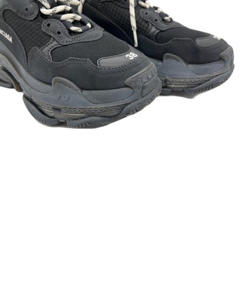 BALENCIAGA（バレンシアガ）BALENCIAGA (バレンシアガ) TRIPLE S ブラック サイズ:25の古着・服飾アイテム
