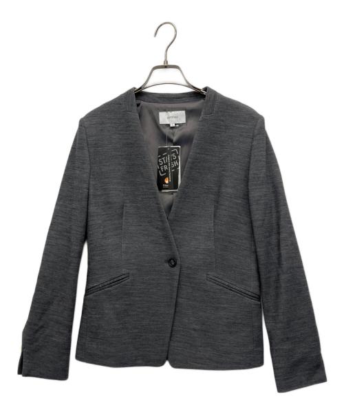 UNTITLED（アンタイトル）UNTITLED (アンタイトル) ノーカラージャケット グレー サイズ:SIZE3の古着・服飾アイテム