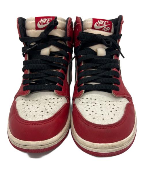 NIKE（ナイキ）NIKE (ナイキ) AIR JORDAN 1 RETRO HIGH OG レッド サイズ:25の古着・服飾アイテム