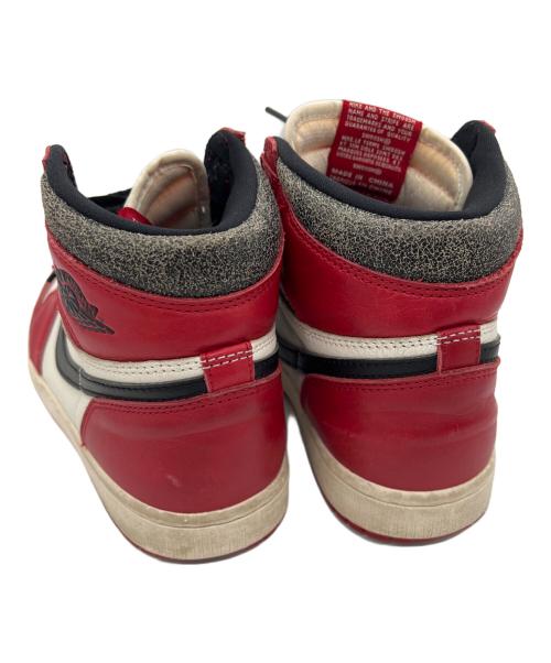 NIKE（ナイキ）NIKE (ナイキ) AIR JORDAN 1 RETRO HIGH OG レッド サイズ:25の古着・服飾アイテム