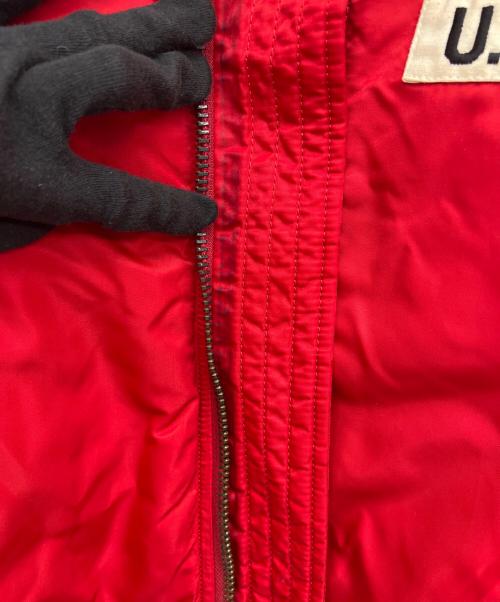 Schott（ショット）Schott (ショット) スタジャン レッド×ブラック サイズ:Mの古着・服飾アイテム