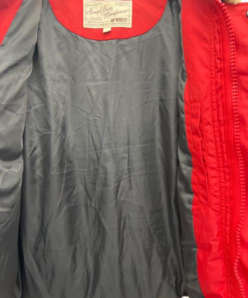 AVIREX（アヴィレックス）AVIREX (アヴィレックス) MA-1ジャケット レッド サイズ:Lの古着・服飾アイテム