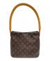 LOUIS VUITTON（ルイ ヴィトン）の古着「ショルダーバッグ ルーピングMM モノグラム 」｜ブラウン