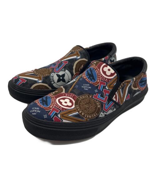 LOUIS VUITTON（ルイ ヴィトン）LOUIS VUITTON (ルイ ヴィトン) スリッポン ブラック サイズ:7の古着・服飾アイテム