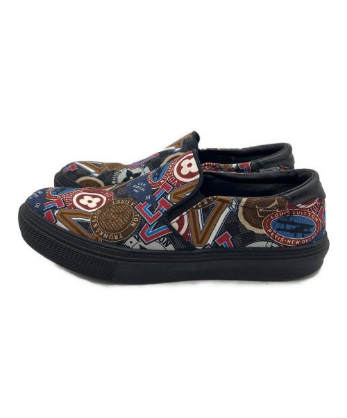 LOUIS VUITTON（ルイ ヴィトン）LOUIS VUITTON (ルイ ヴィトン) スリッポン ブラック サイズ:7の古着・服飾アイテム