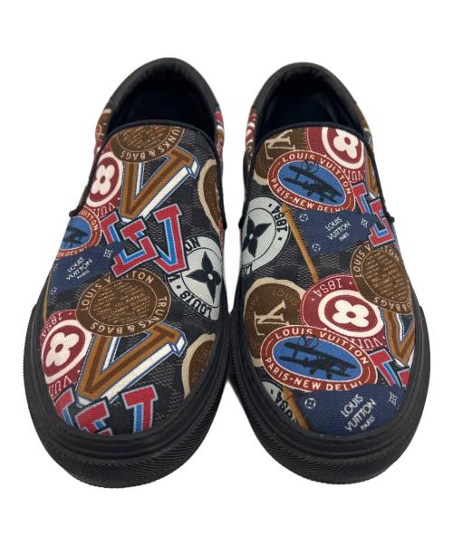 LOUIS VUITTON（ルイ ヴィトン）LOUIS VUITTON (ルイ ヴィトン) スリッポン ブラック サイズ:7の古着・服飾アイテム