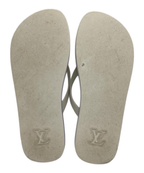LOUIS VUITTON（ルイ ヴィトン）LOUIS VUITTON (ルイ ヴィトン) サンダル　モノグラム インク モリトール・ライン ホワイト サイズ:8の古着・服飾アイテム