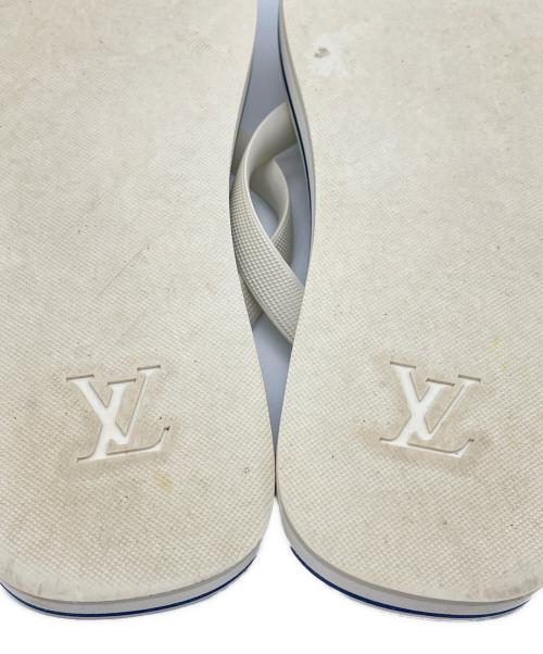 LOUIS VUITTON（ルイ ヴィトン）LOUIS VUITTON (ルイ ヴィトン) サンダル　モノグラム インク モリトール・ライン ホワイト サイズ:8の古着・服飾アイテム