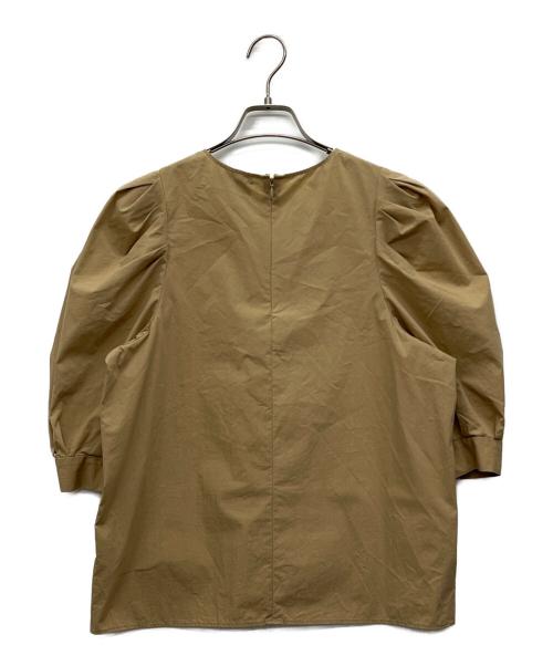 UNITED ARROWS（ユナイテッドアローズ）UNITED ARROWS (ユナイテッドアローズ) 半袖ブラウス ベージュ サイズ:38の古着・服飾アイテム