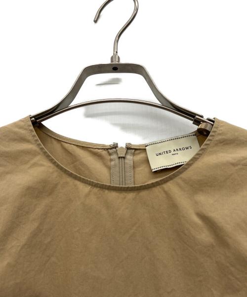 UNITED ARROWS（ユナイテッドアローズ）UNITED ARROWS (ユナイテッドアローズ) 半袖ブラウス ベージュ サイズ:38の古着・服飾アイテム