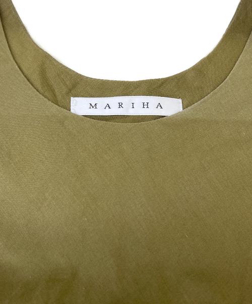 MARIHA（マリハ）MARIHA (マリハ) 草原の虹のドレス　ノースリーブワンピース オリーブ サイズ:36の古着・服飾アイテム