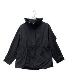 Emma Taylor（エマテイラー）の古着「オーバースタンドカラードロストブルゾン」｜ブラック