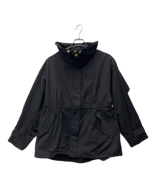 Emma Taylor（エマテイラー）Emma Taylor (エマテイラー) オーバースタンドカラードロストブルゾン ブラック サイズ:Freeの古着・服飾アイテム