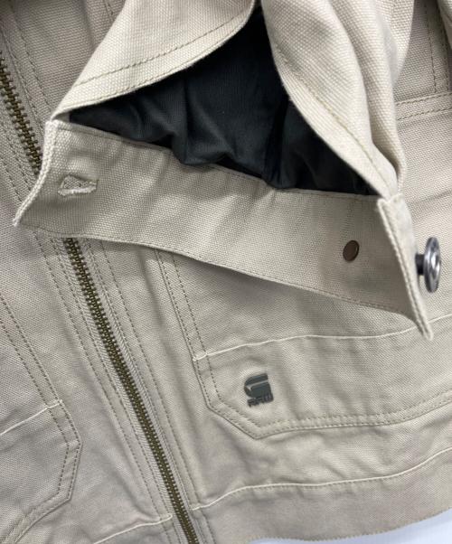 G-STAR RAW（ジースターロゥ）G-STAR RAW (ジースターロゥ) トラックジャケット ベージュ サイズ:XSの古着・服飾アイテム