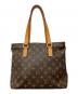 LOUIS VUITTON (ルイ ヴィトン) ショルダートートバッグ カバピアノ モノグラム ブラウン：75000円