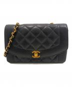 CHANELシャネル）の古着「ダイアナフラップマトラッセ22」｜ブラック