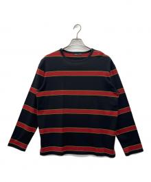 LAD MUSICIAN（ラッドミュージシャン）の古着「長袖カットソー」｜ブラック×レッド