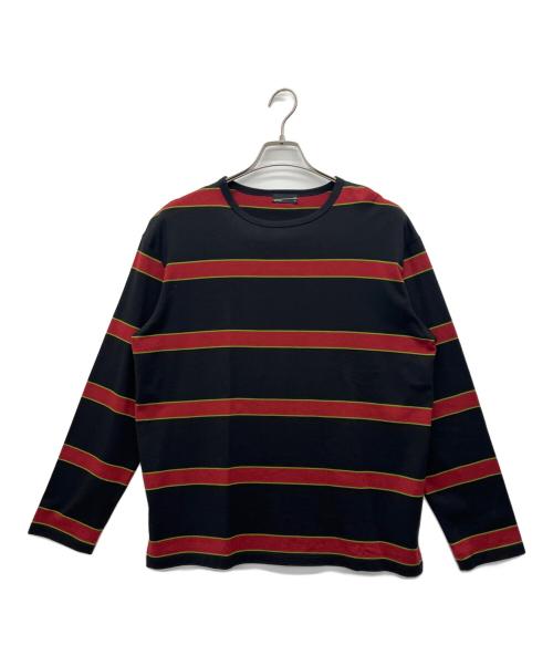 LAD MUSICIAN（ラッドミュージシャン）LAD MUSICIAN (ラッドミュージシャン) 長袖カットソー ブラック×レッド サイズ:42の古着・服飾アイテム