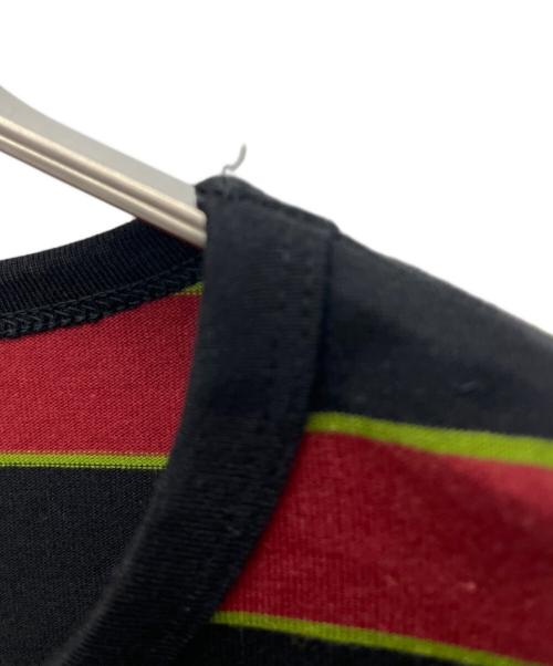 LAD MUSICIAN（ラッドミュージシャン）LAD MUSICIAN (ラッドミュージシャン) 長袖カットソー ブラック×レッド サイズ:42の古着・服飾アイテム