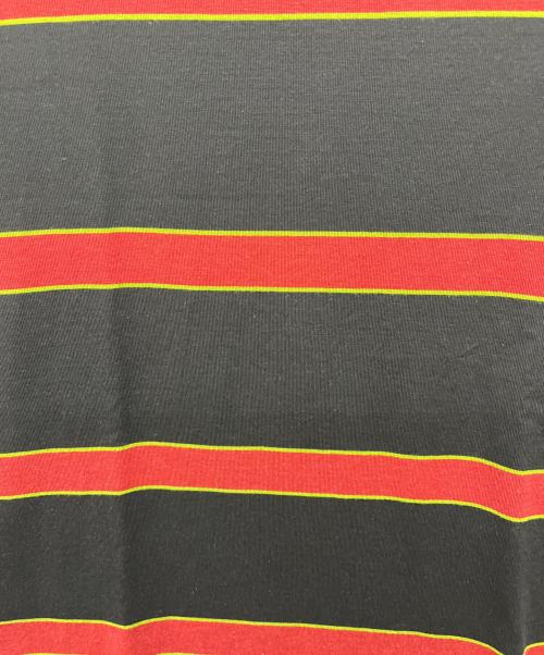 LAD MUSICIAN（ラッドミュージシャン）LAD MUSICIAN (ラッドミュージシャン) 長袖カットソー ブラック×レッド サイズ:42の古着・服飾アイテム