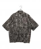 Needlesニードルズ）の古着「半袖シャツ」｜ブラック×ブラウン