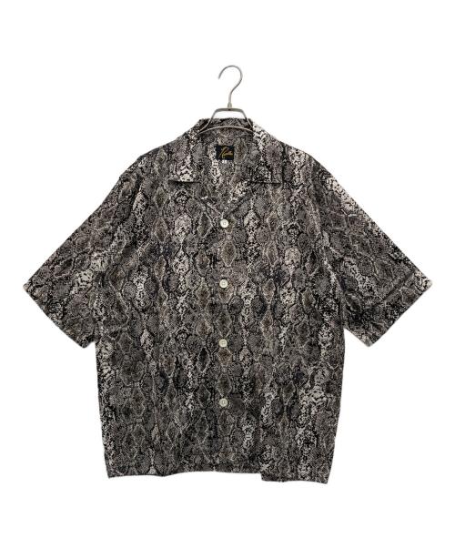 Needles（ニードルズ）Needles (ニードルズ) 半袖シャツ ブラック×ブラウン サイズ:Lの古着・服飾アイテム