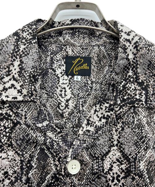 Needles（ニードルズ）Needles (ニードルズ) 半袖シャツ ブラック×ブラウン サイズ:Lの古着・服飾アイテム
