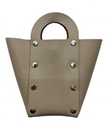 HENDER SCHEME（エンダースキーマ）の古着「アッセンブルダイケイハンドバッグ」｜アイボリー