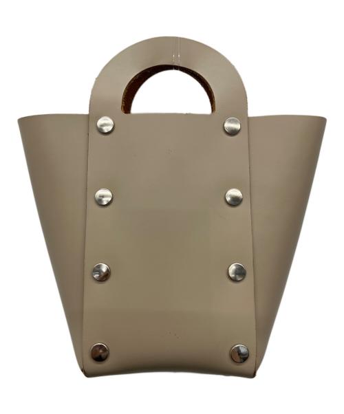 HENDER SCHEME（エンダースキーマ）HENDER SCHEME (エンダースキーマ) アッセンブルダイケイハンドバッグ アイボリーの古着・服飾アイテム