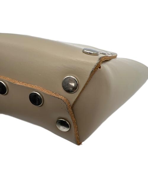 HENDER SCHEME（エンダースキーマ）HENDER SCHEME (エンダースキーマ) アッセンブルダイケイハンドバッグ アイボリーの古着・服飾アイテム