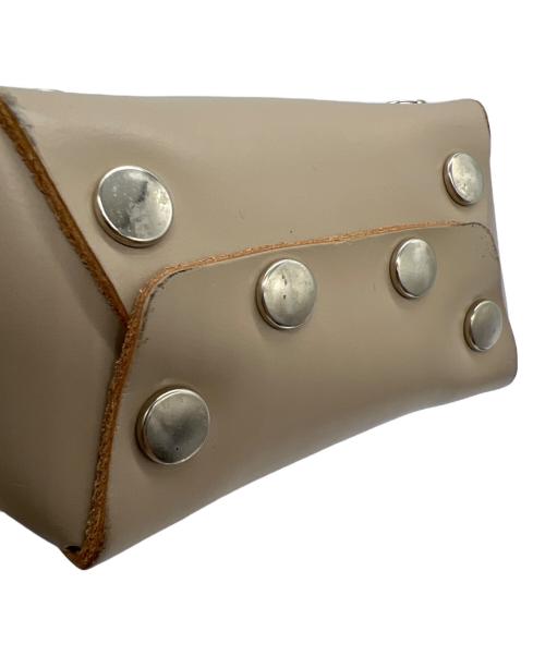 HENDER SCHEME（エンダースキーマ）HENDER SCHEME (エンダースキーマ) アッセンブルダイケイハンドバッグ アイボリーの古着・服飾アイテム