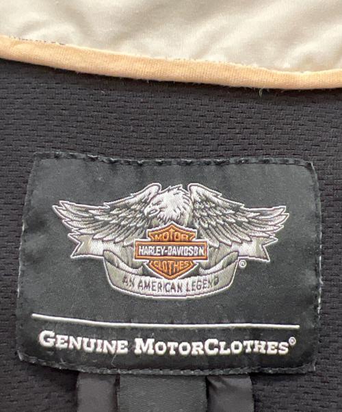 HARLEY-DAVIDSON（ハーレーダビッドソン）HARLEY-DAVIDSON (ハーレーダビッドソン) 半袖シャツ ホワイト×グレー サイズ:Lの古着・服飾アイテム