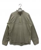 mont-bellモンベル）の古着「ハーフジップフリースジャケット」｜グレー