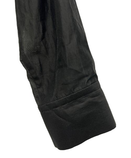 NEUTRAL USUAL STYLE（ヌース）NEUTRAL USUAL STYLE (ヌース) シャツドッキングオーバージャケット ブラック サイズ:38 未使用品の古着・服飾アイテム