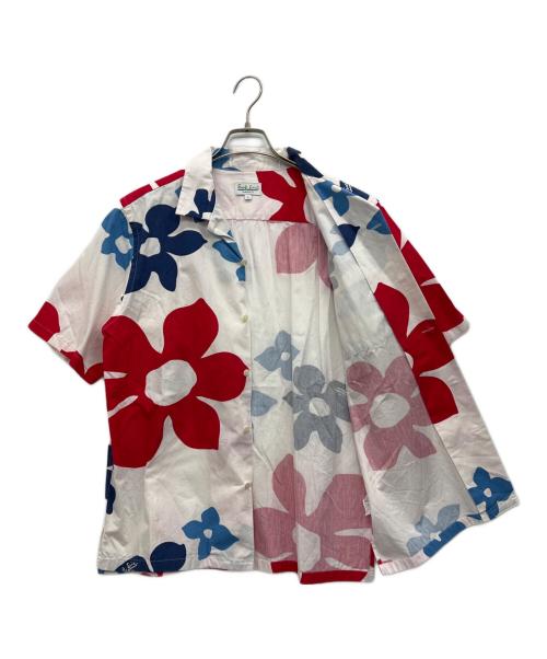 surf line（サーフライン）surf line (サーフライン) アロハシャツ ホワイト×マルチカラー サイズ:Lの古着・服飾アイテム