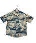 POLO RALPH LAUREN（ポロ・ラルフローレン）の古着「半袖シャツ」｜ブルー×ベージュ